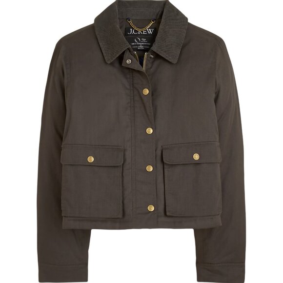 J. Crew Cropped Barn Jacket - NWT - Picture 1 of 8